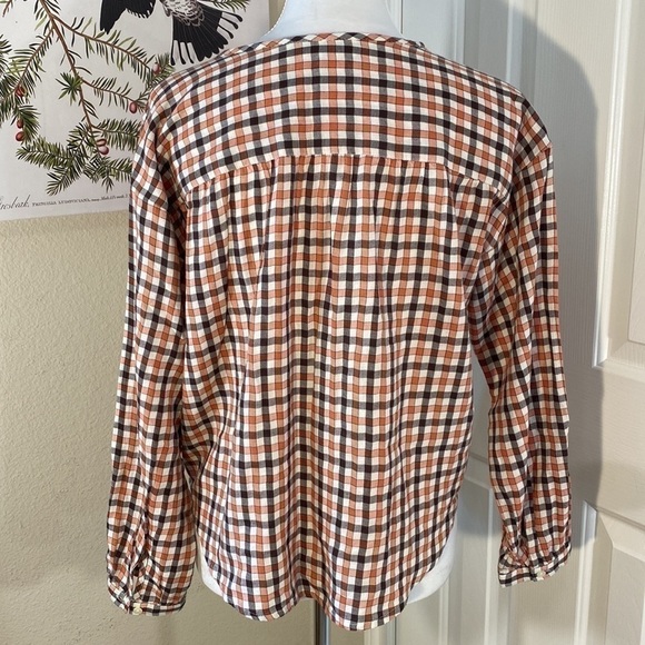 MADEWELL Meadow Shirt in Check Size XXS - Picture 4 of 11